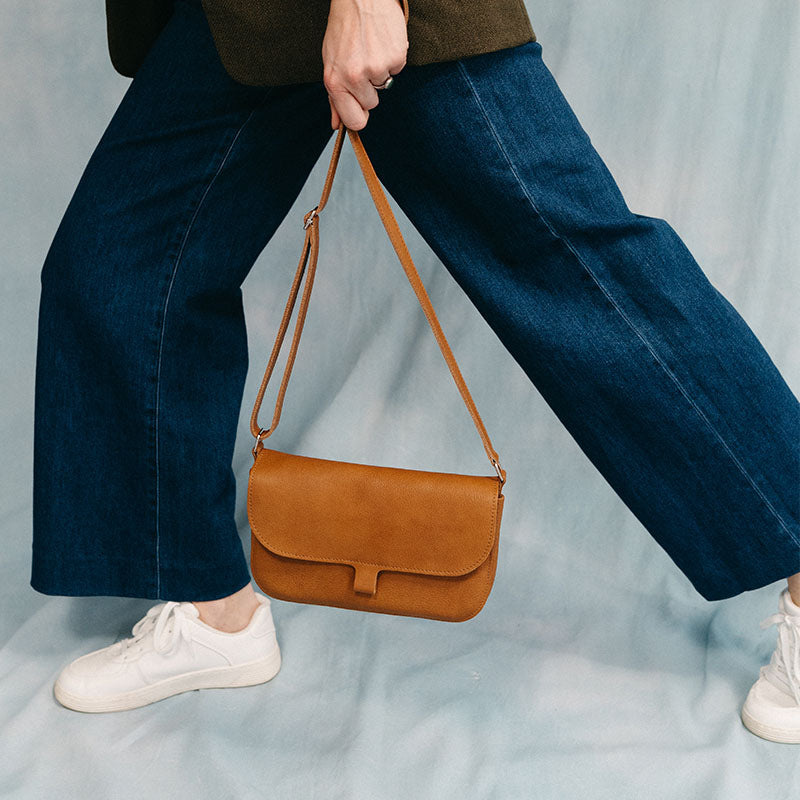 Bag, Wild Swan, Cognac used look