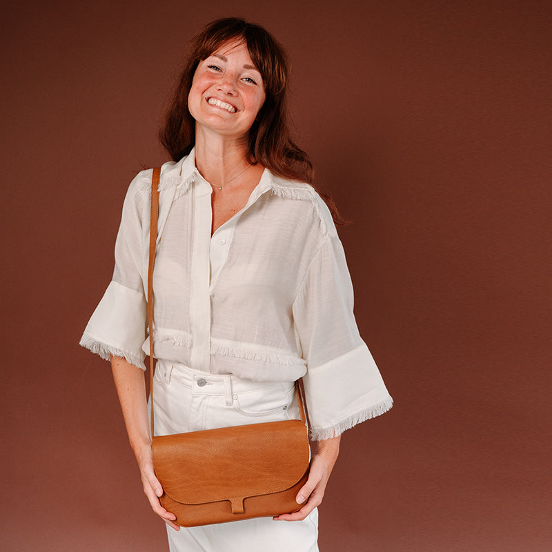 Bag, Wish Tree, Cognac used look