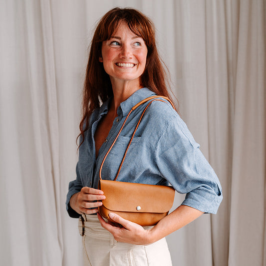 Bag, Secret Garden, Cognac used look