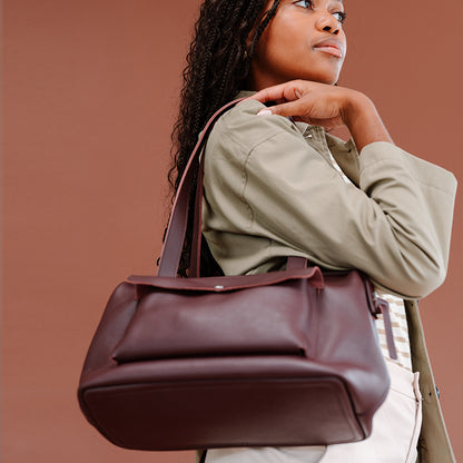 Bag, Room Service, Aubergine