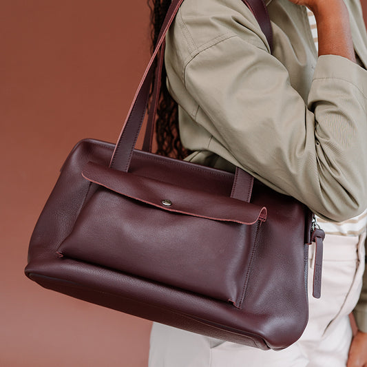 Bag, Room Service, Aubergine