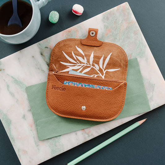 Wallet, Bless You, Cognac used look