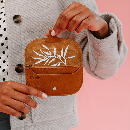 Wallet, Bless You, Cognac used look