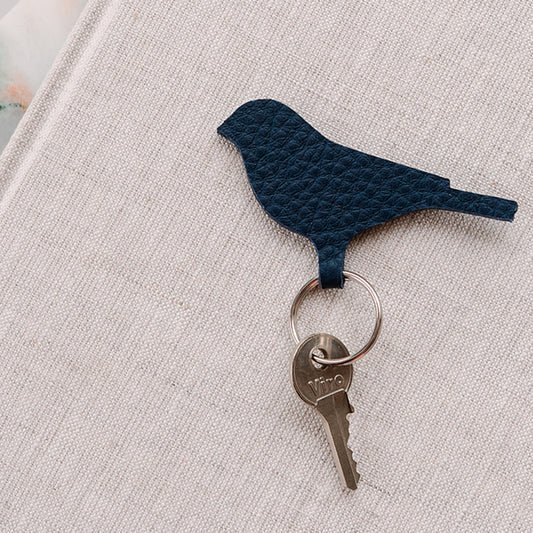 Keyring, Mini Tweet, Ink Blue