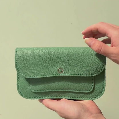 Wallet, Cat Chase Medium, Dark Brown used look