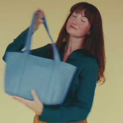 Bag, Family Tree, Painters Blue