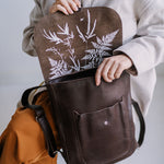 Backpack, Come Along, Dark Brown used look