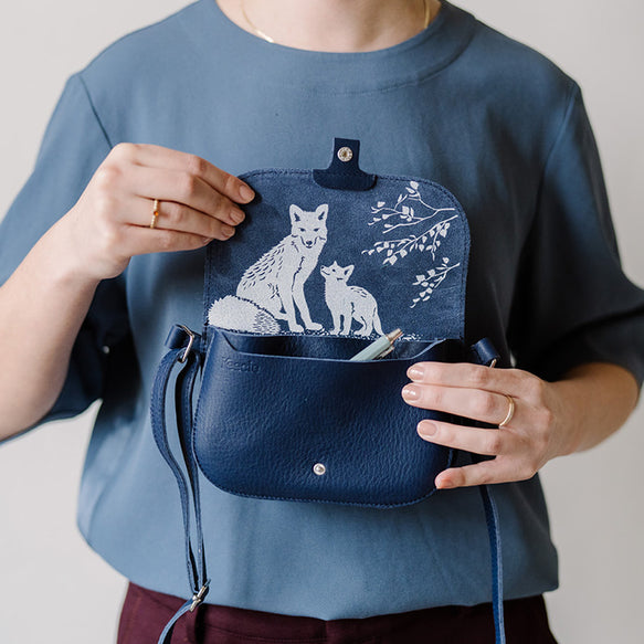 Bag, Little Fox, Ink Blue