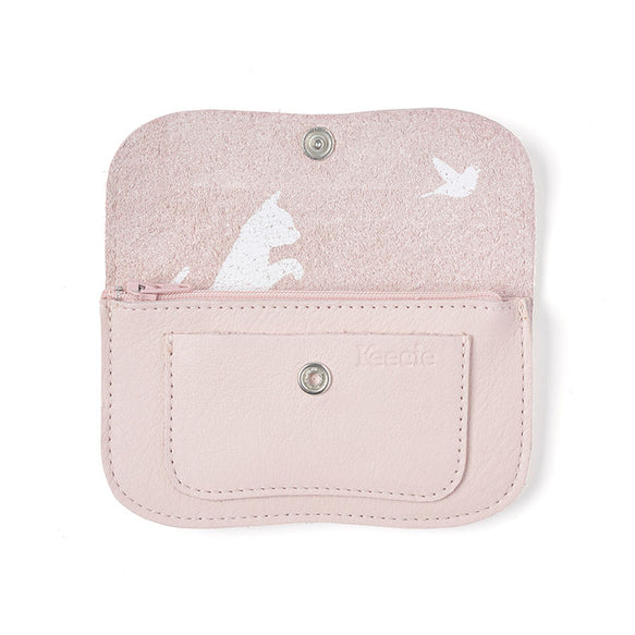 Wallet, Cat Chase Small, Powder Pink